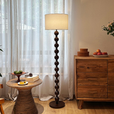 Wabi Sabi Solid Wood Floor Lamp