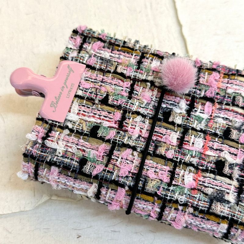 Pink Tweed Charm