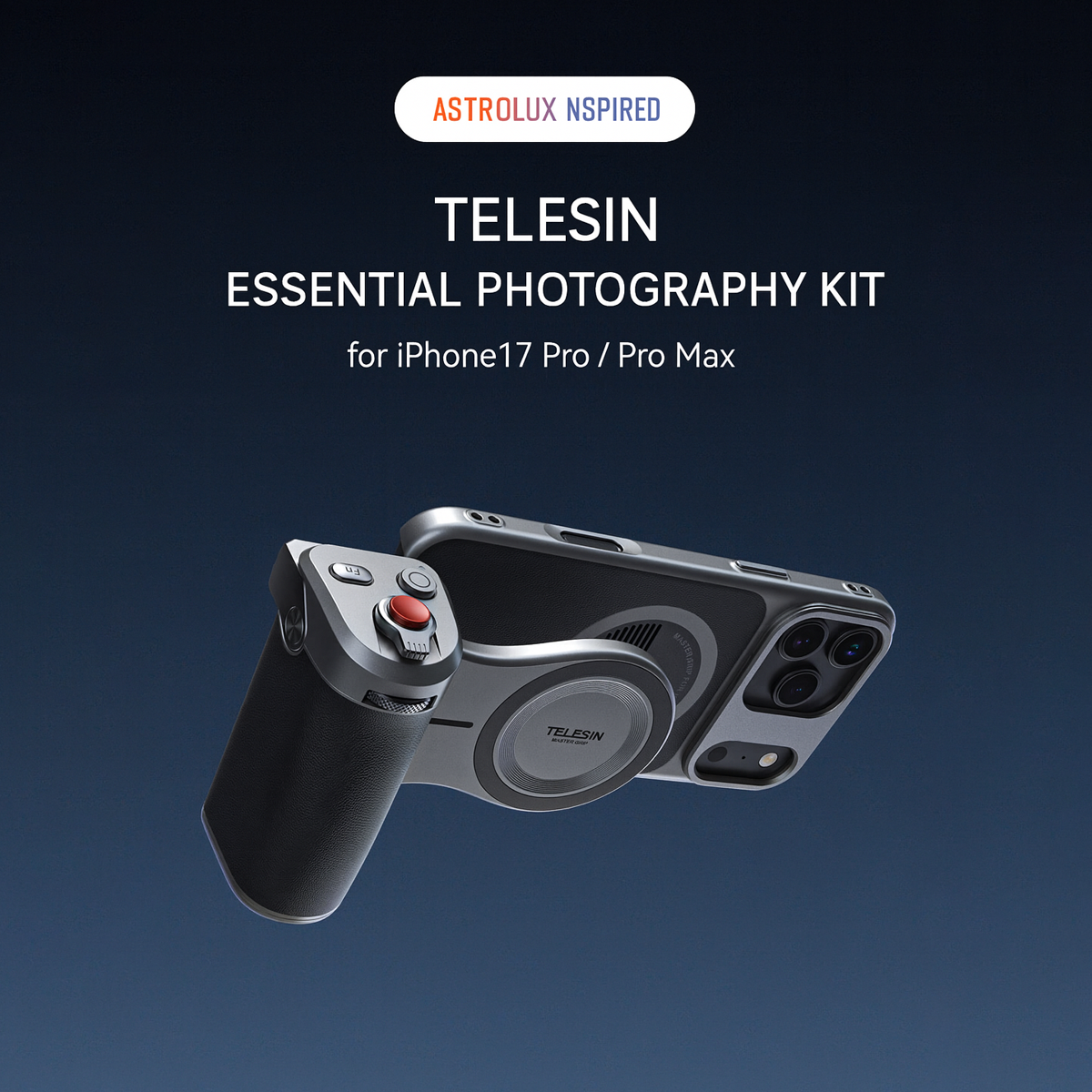 TELESIN Master Mobile Photography Kit for iPhone 17 Pro / Max