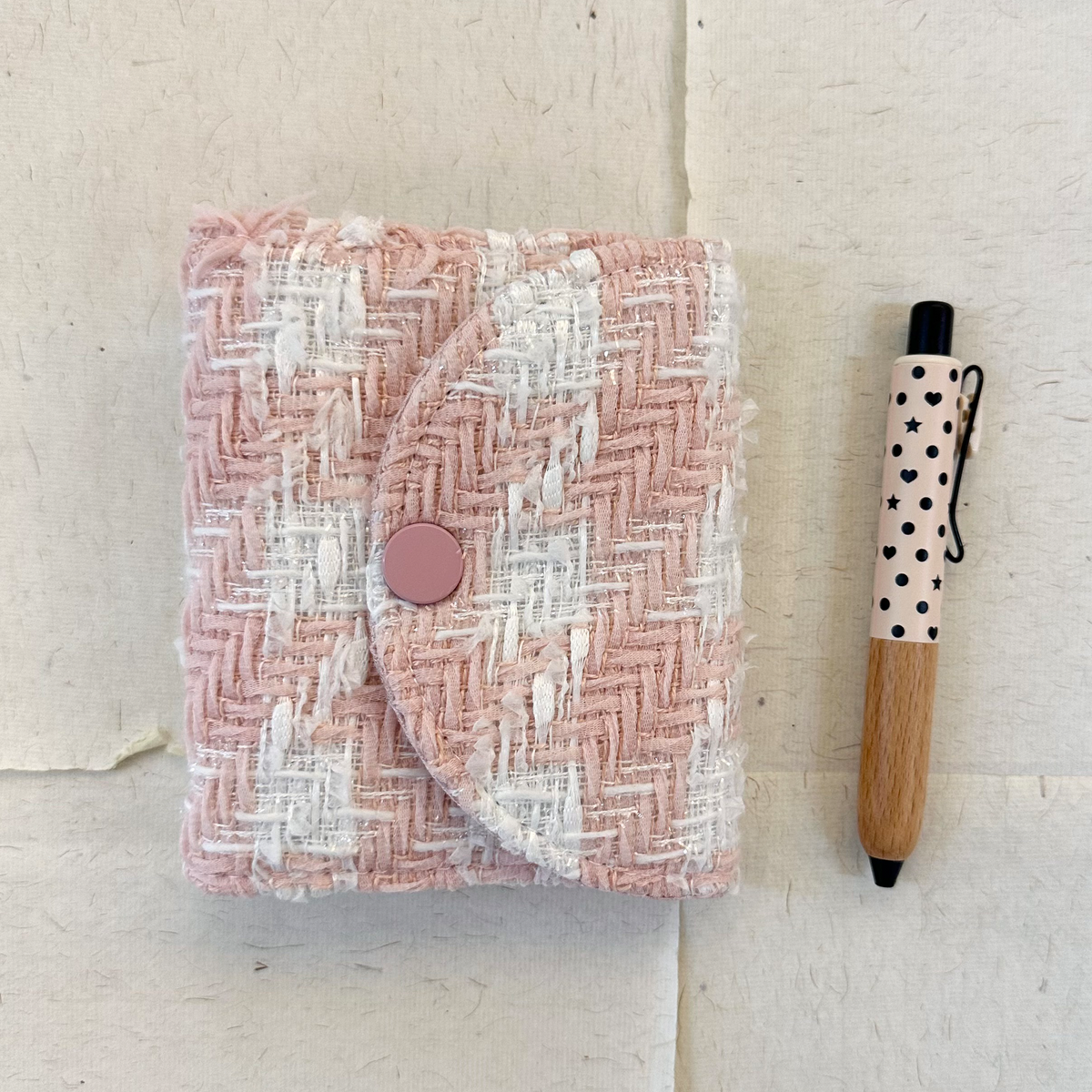 Blush Tweed Charm