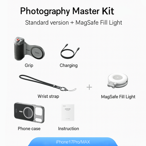 TELESIN Master Mobile Photography Kit for iPhone 17 Pro / Max