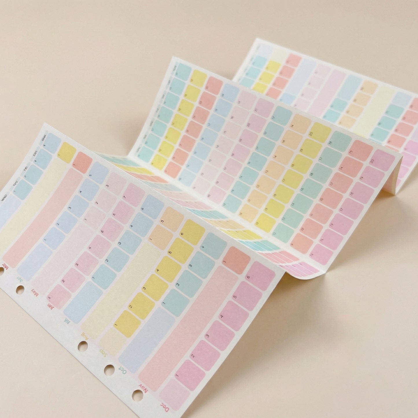 Accordion Yearly Tracker