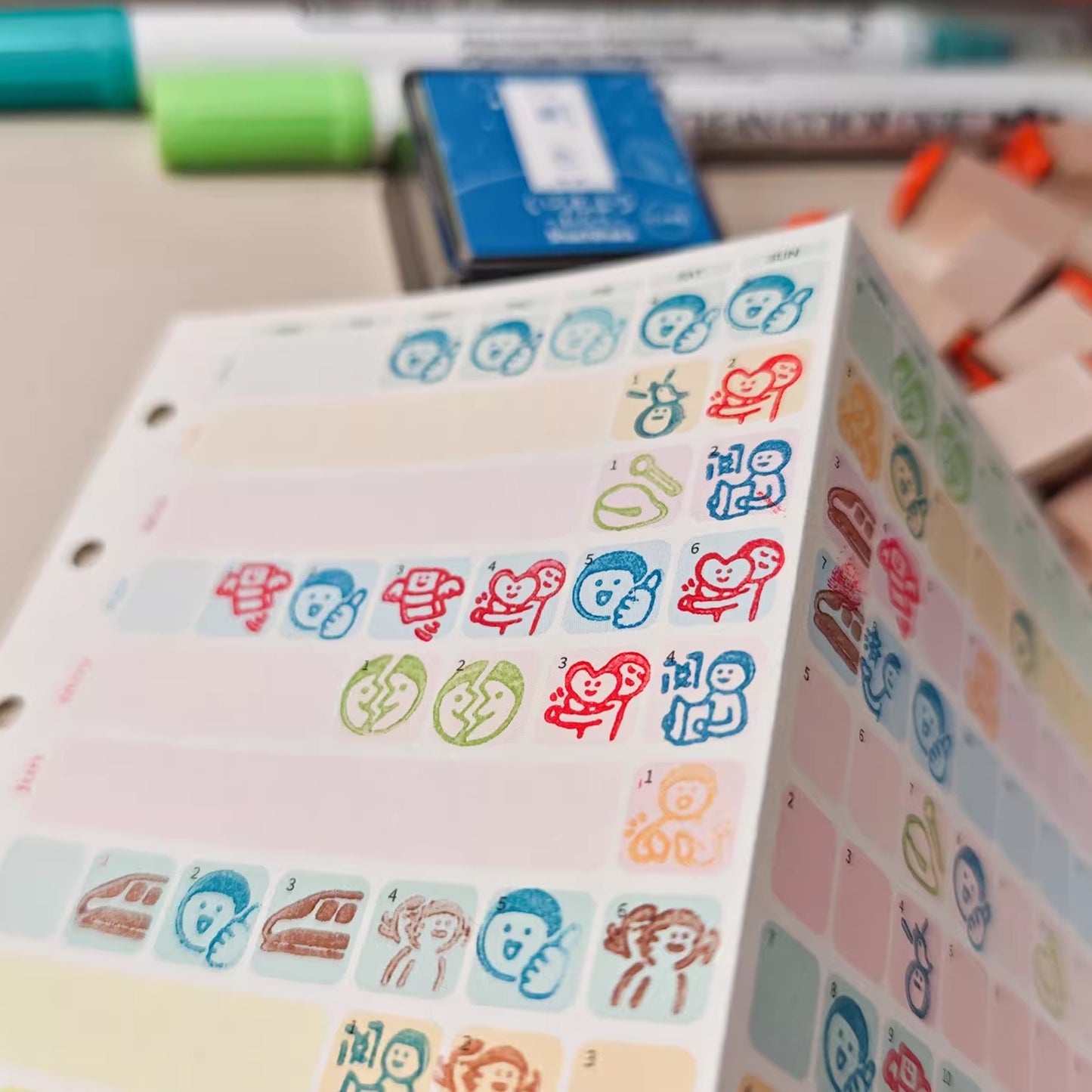 Accordion Yearly Tracker