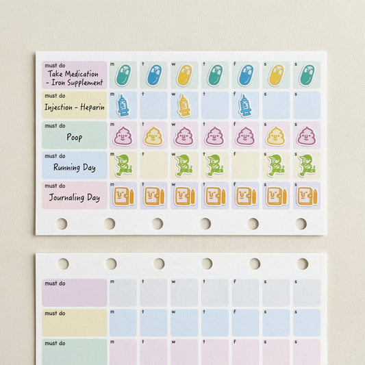 Colorful Weekly Must Do