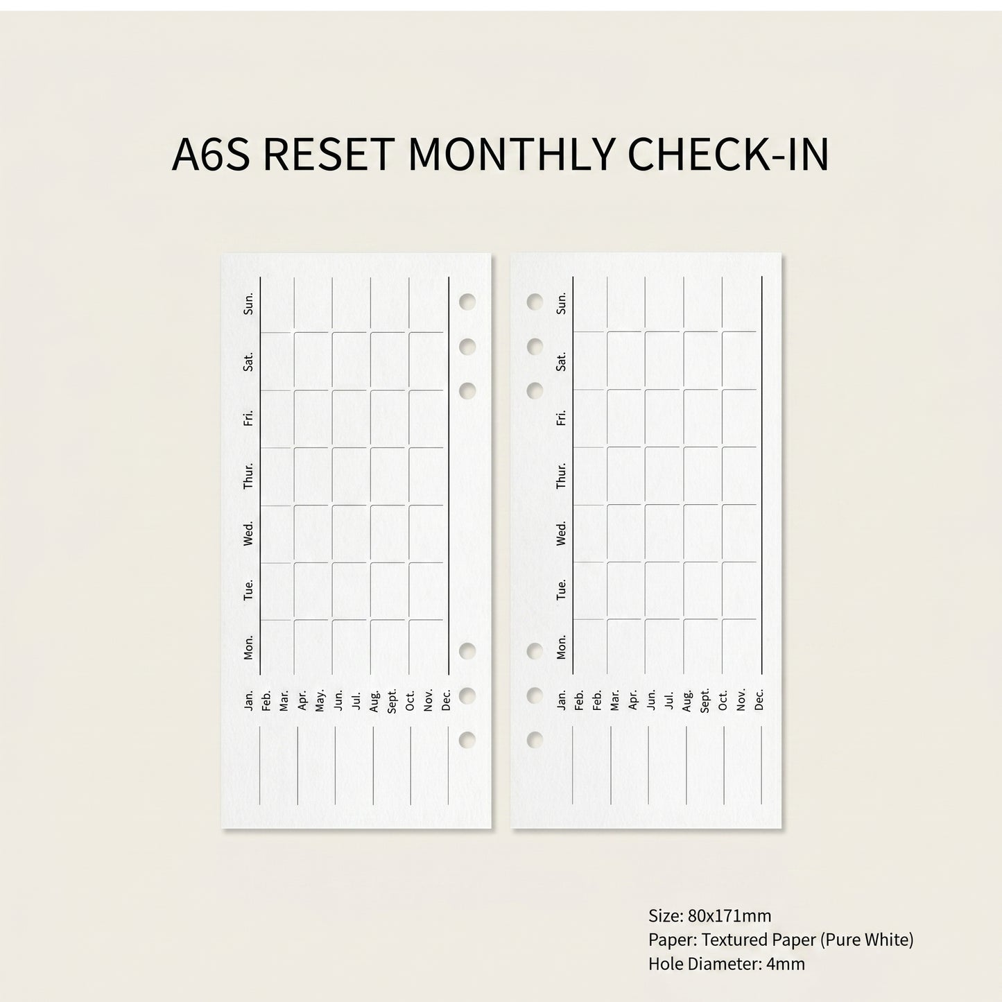 A6S Modular Planner Refills