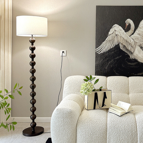 Wabi Sabi Solid Wood Floor Lamp