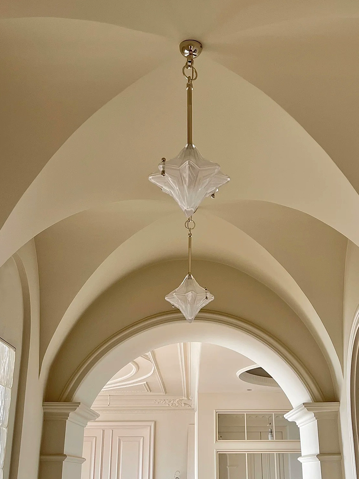 Vintage Murano Star Hallway Pendant & Ceiling Light