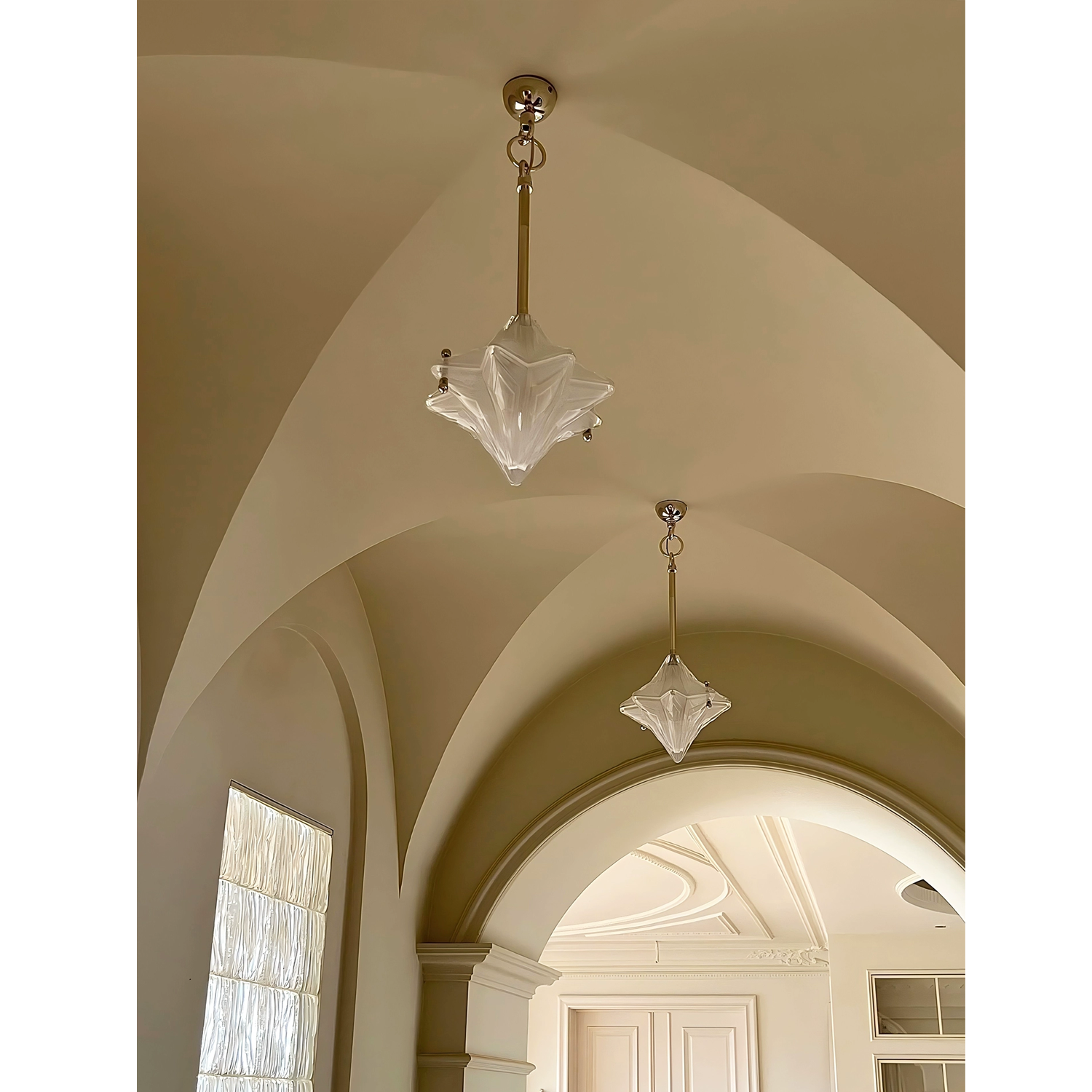 Vintage Murano Star Hallway Pendant & Ceiling Light