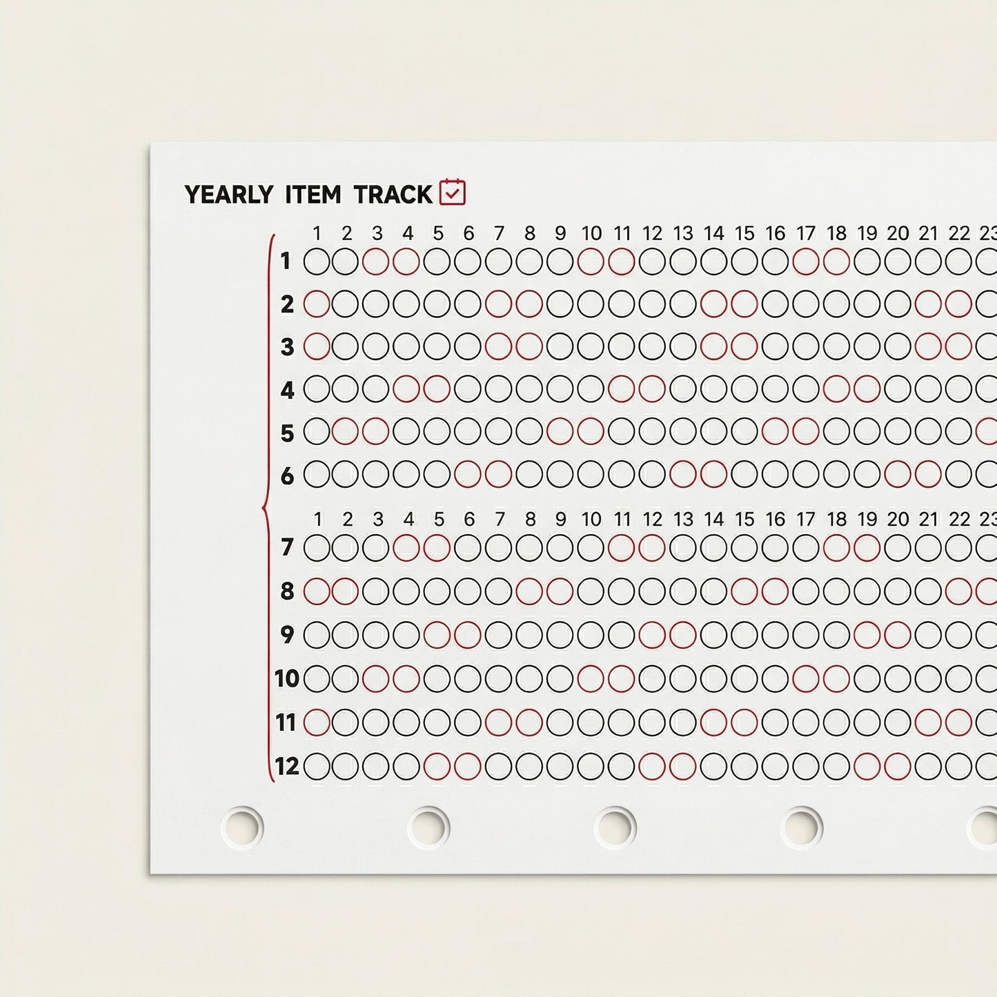 Yearly Tracker