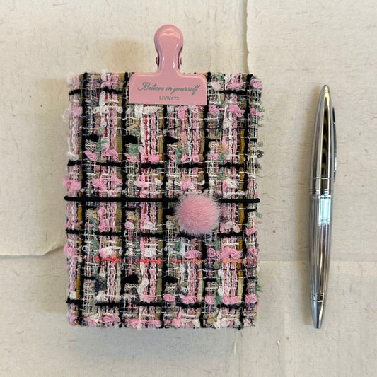 Pink Tweed Charm