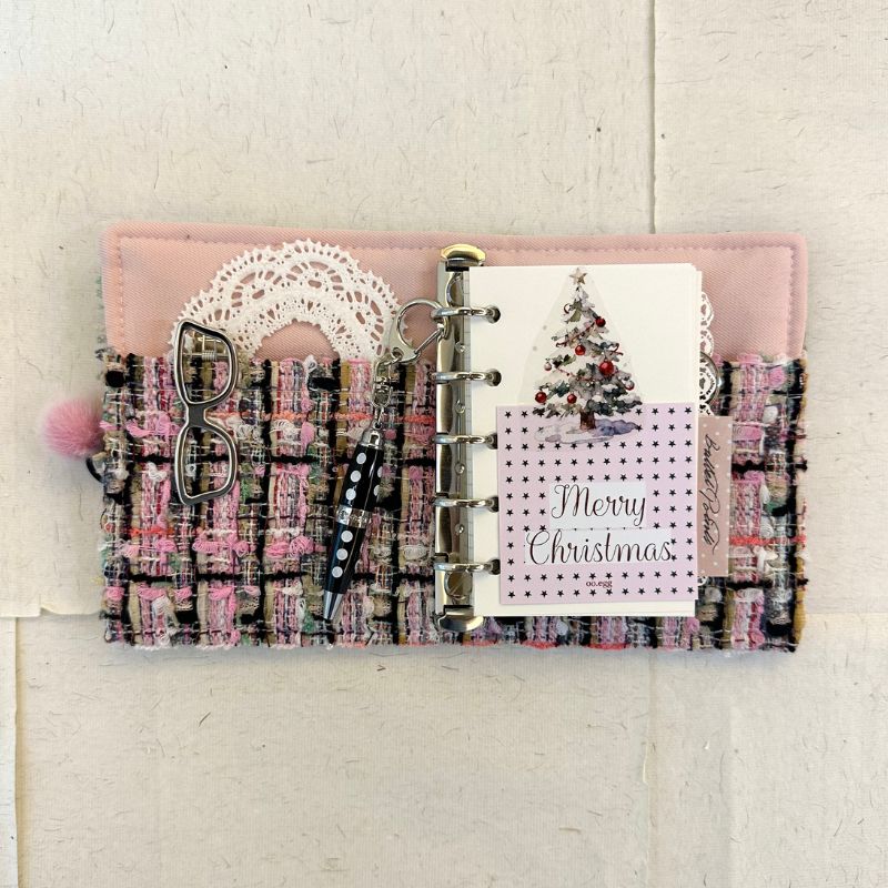 Pink Tweed Charm